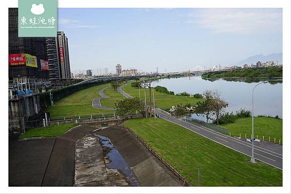 【中和免費景點】台灣第一座民間企業興建認養跨堤景觀橋 遠雄左岸橋