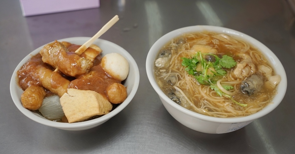 [食記] 桃園早餐 桃園大廟口美濃粄條蚵仔麵線