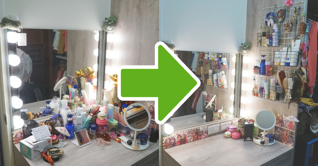 [心得] 不用500元改造化妝檯 DAISO大創