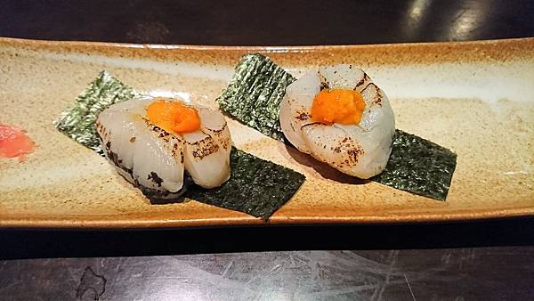 干貝佐海膽松露