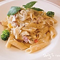 洋風義大利餐廳-義式經典奶油蛋培根麵