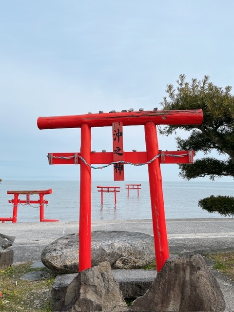 大魚神社の海中鳥居~日本佐賀租車自駕旅行~