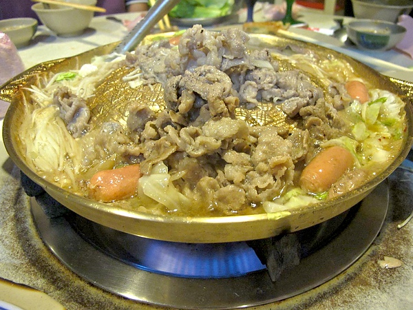 銅盤烤肉湯