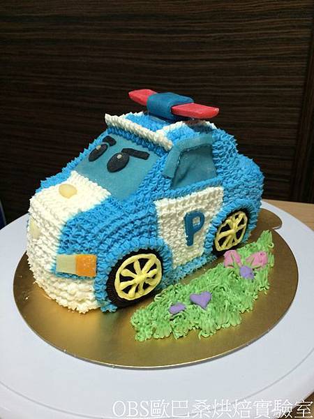 波力蛋糕 poli car cake