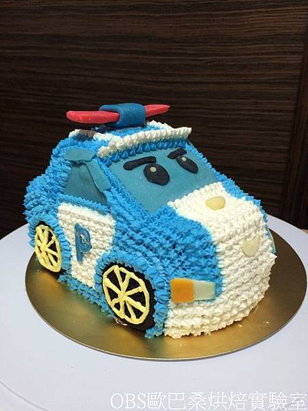 波力蛋糕 poli car cake