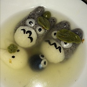 totoro 龍貓湯圓上桌