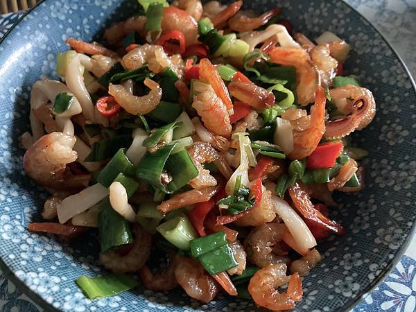 下酒菜~乾炒蝦乾小卷絲