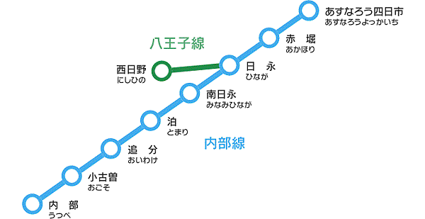 yokkaichi asunarou map