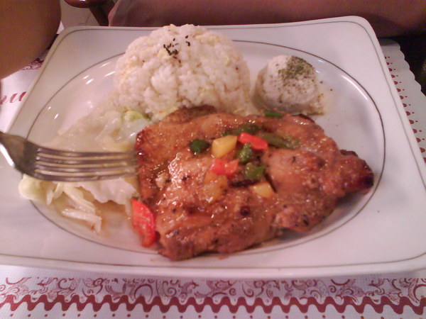 香辣燒烤雞腿排