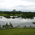 從公園中心的高地往湖心拍