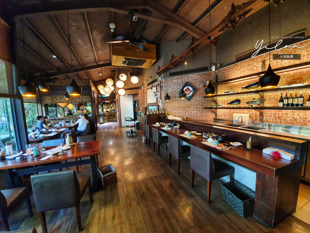 宜蘭 | 別具東方風味的綠意造景餐廳：稻田中的魚鮮「大洲魚寮