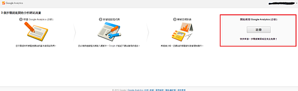 【Google Analytics】登入頁面