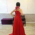 紅色氣質柔美婚紗