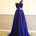 時尚高雅寶藍婚紗