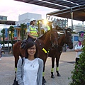 難得遇到的騎警at South Bank