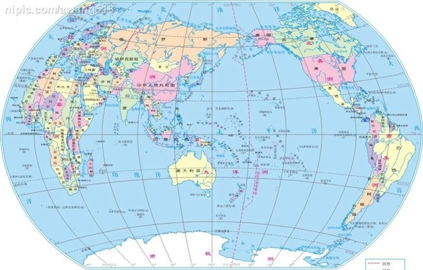 world map