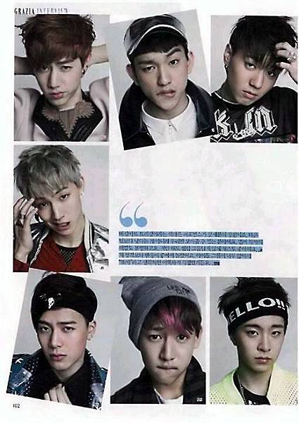 [Grazia] 2014年2月 (GOT7)