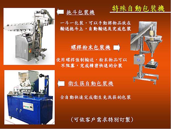 達威包裝機產品型錄(達威機械)