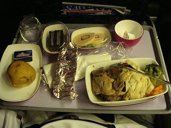 飛機第一餐-豬肉麵