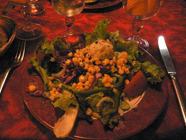 晚餐的salad