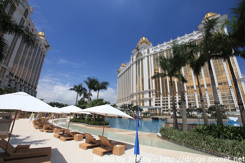 澳門銀河酒店 人造海灘 游泳池 Galaxy Macau Hotel