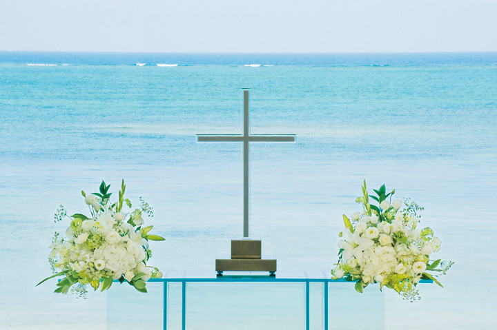 沖繩海外婚禮 Aquagrace Chapel 艾葵雅教堂