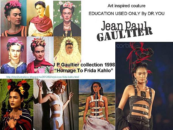 ARTIST INSPIRED COUTURE jp Gaultier