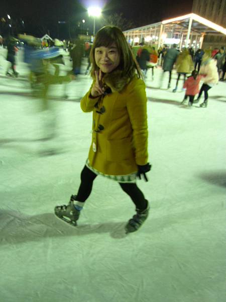 首爾廣場溜冰場(這張~XDDDD)