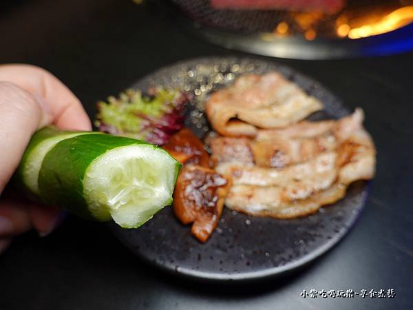 小黃瓜配烤肉-山上走走日式無菜單燒肉 (2).jpg