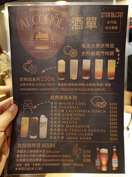 酒飲MENU-史丹貓美式餐廳西門店.JPG