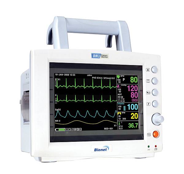 Bionet BM3血壓、血氧、心電圖三合一生理監視器 Bionet BM3血壓、血氧、心電圖三合一生理監視器