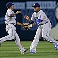 080419 @ATL Gosh shortstop Rafael Furcal, left, and center fielder Andruw Jones collide.jpg