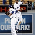 080603 Kemp and Ethier celebrate Dodgers 8-1 win over Rockies.jpg