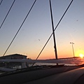 無法在船上看夕陽 就在車上看吧.jpg