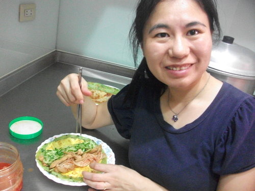 泡菜豬柳蔬菜捲餅