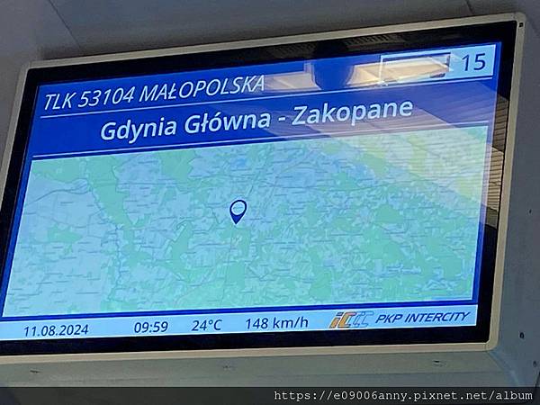 Day11-1甜蜜CD家歐洲7國~波蘭華沙中央車站搭火車到波蘭第二大城克拉克夫，火車簡介 (25).jpg