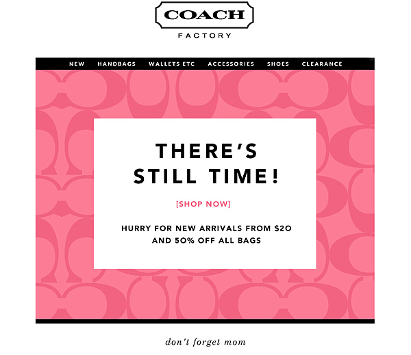 coach mom promotions