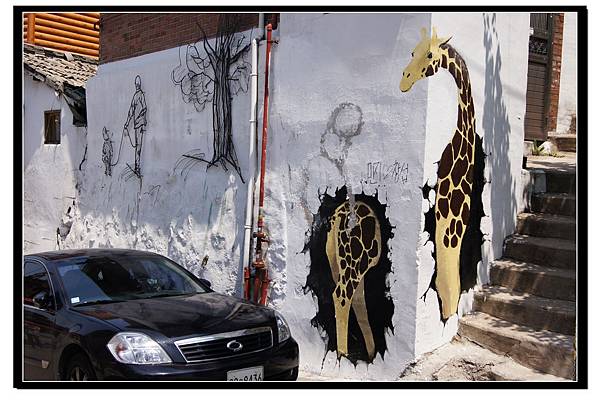 藝術牆-長頸鹿
