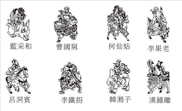 八仙圖 20 个八仙点子| 中國, 艺术, 历史海报