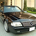 【易特商務網】1993年 BENZ  R129 300SL 雙門敞篷跑車黑色金龜車古董車出租