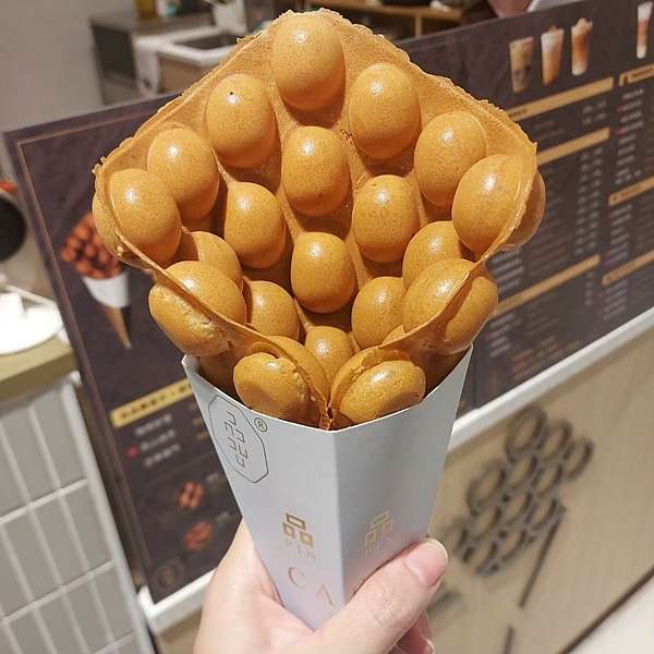信義美食] 品品雞蛋仔| 新光三越A8美食街美食，多種口味的好吃脆皮雞蛋仔，還有販賣各式飲品－miss覓食到處吃｜痞客邦