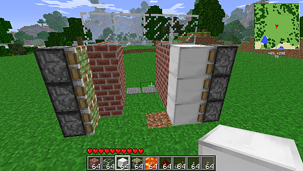 Minecraft Map : Automatic Door + Curtain_1