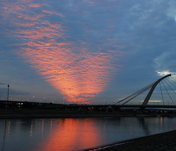黃昏大直橋 黃昏大直橋