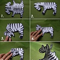 folded paper zebra procedures 