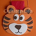 Craft Foam Tiger Pouch