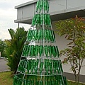 Recycled bottle Christmas Tree.JPG