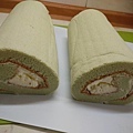 蝶豆花蛋糕捲