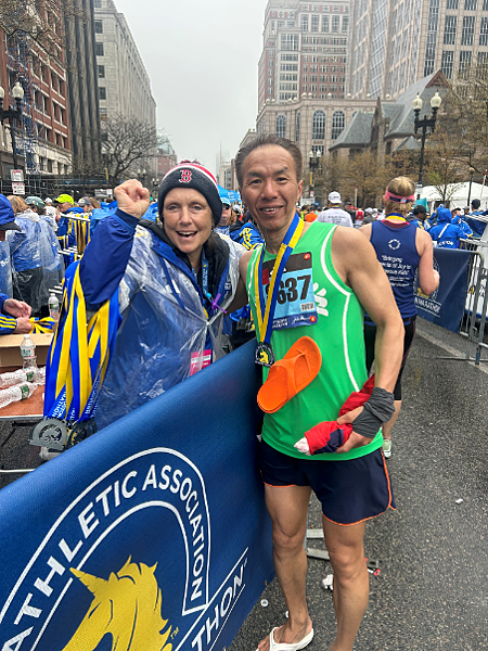 身穿ㄚ拖,讓國旗飄揚-記2023波士頓馬拉松 身穿ㄚ拖,讓國旗飄揚-記2023波士頓馬拉松