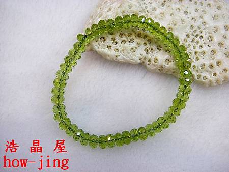 橄欖石算盤鑽切手珠 橄欖石算盤鑽切手珠