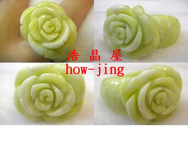 青玫瑰花戒 青玫瑰花戒